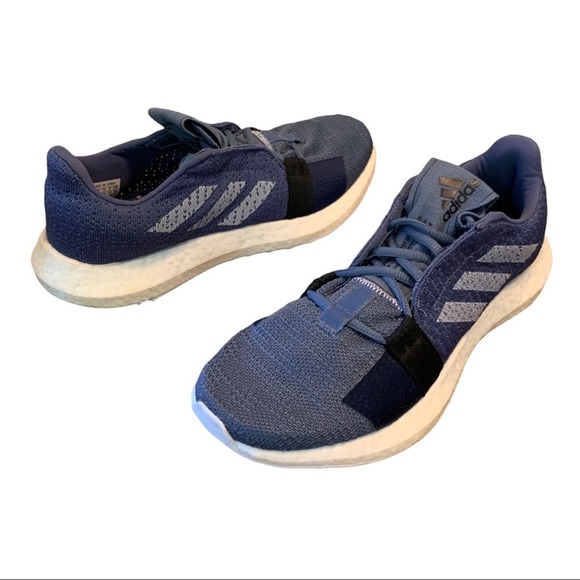 adidas Other - adidas Men’s SenseBoost Go Tech Ink Running Shoes Knit Blue Size 7.5